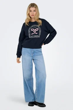 Sudadera cuello redondo