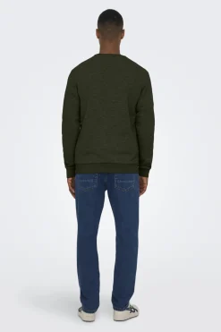 Sudadera cuello redondo