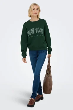 Sudadera cuello redondo