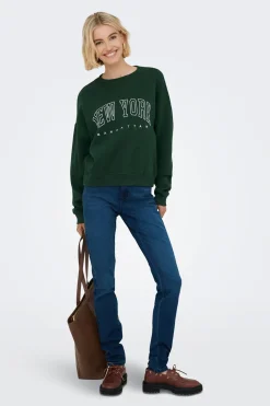 Sudadera cuello redondo