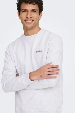 Sudadera de cuello redondo