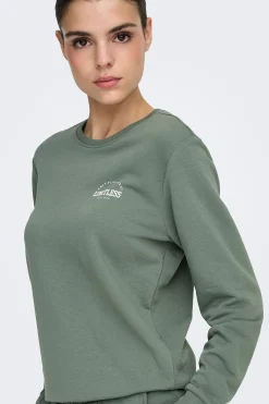 Sudadera deportiva cuello redondo