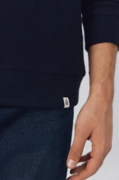 Sudadera estructura cuello caja