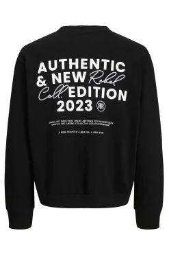 Sudadera holgada backprint