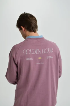 Sudadera Lavada Golden Hour