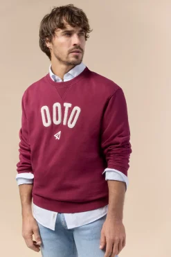 Sudadera logo cuello redondo