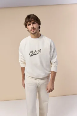 Sudadera logo cuello redondo