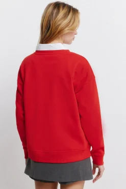Sudadera "L.A" roja