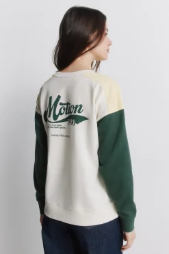 Sudadera tricolor