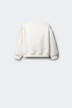 Sudadera volantes lucky ni&ntilde;a