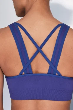 Sujetador deportivo azul SEAMLESS FIT