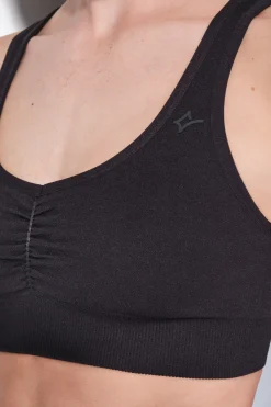 Sujetador deportivo negro SEAMLESS FIT
