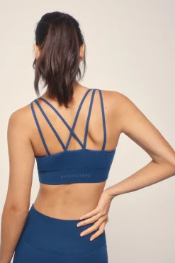 Sujetador deportivo SEAMLESS COMFORT azul marino
