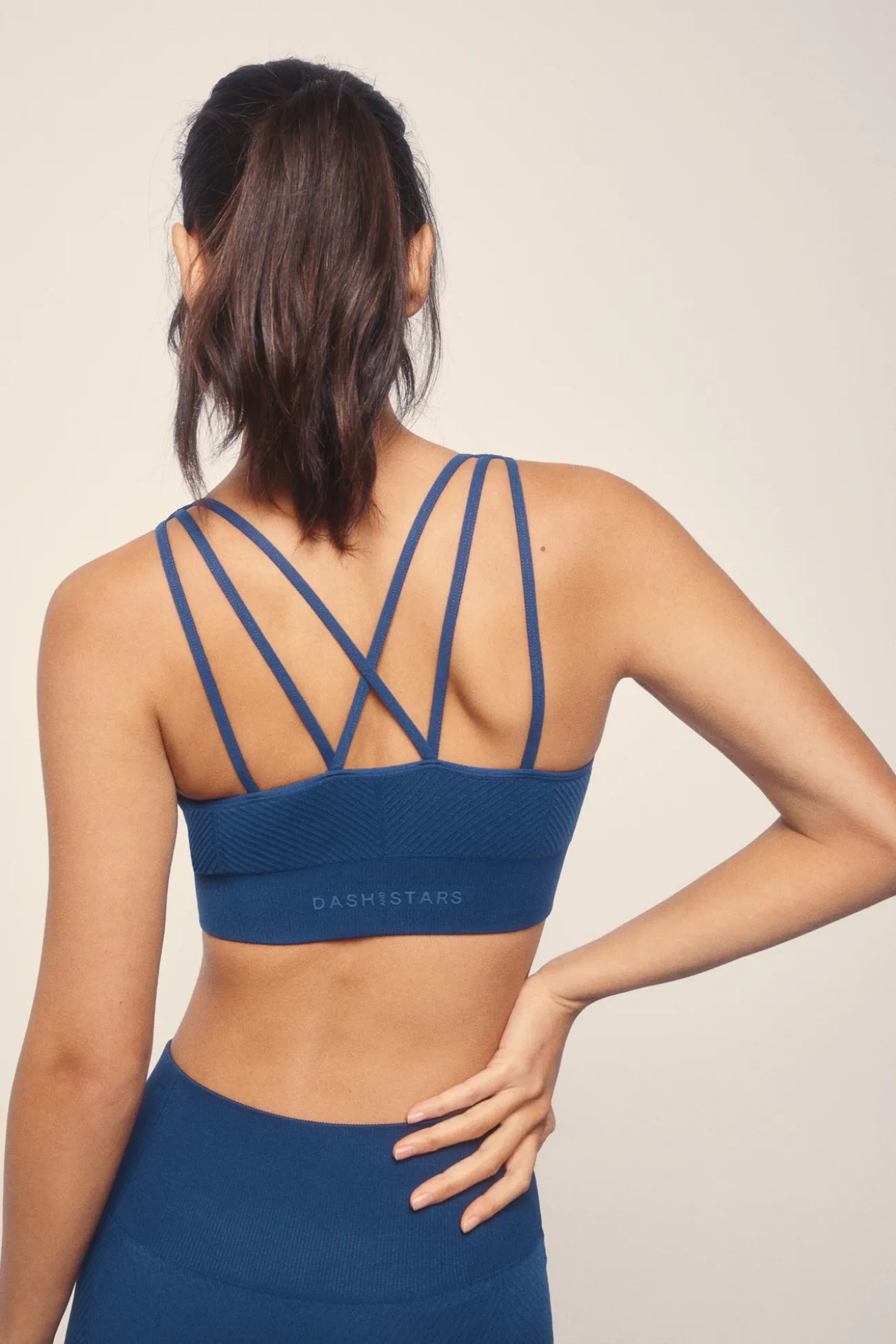 Sujetador deportivo SEAMLESS COMFORT azul marino