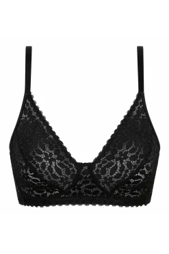 Sujetador sin aros de encaje floral Daily Dentelle