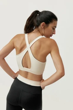 Sujetador top deportivo Fiorella negro/blanco