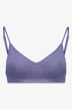 Top canal&eacute; seamless lila lurex
