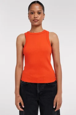 Top cuello redondo