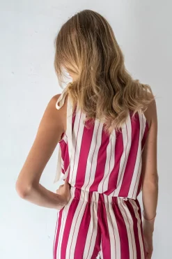 Top halter anudado