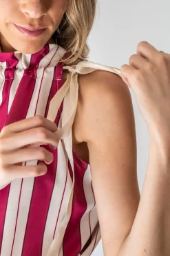 Top halter anudado