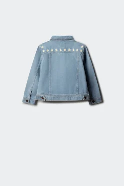 Trucker denim ni&ntilde;a margaritas