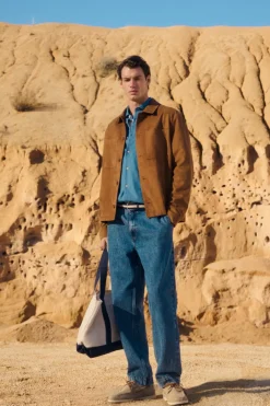 Vaquero chino sobretintado relaxed fit