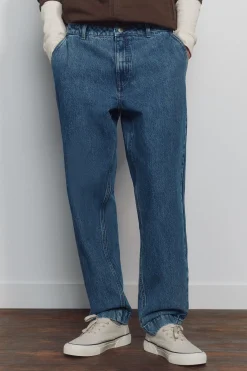 Vaquero chino sobretintado relaxed fit