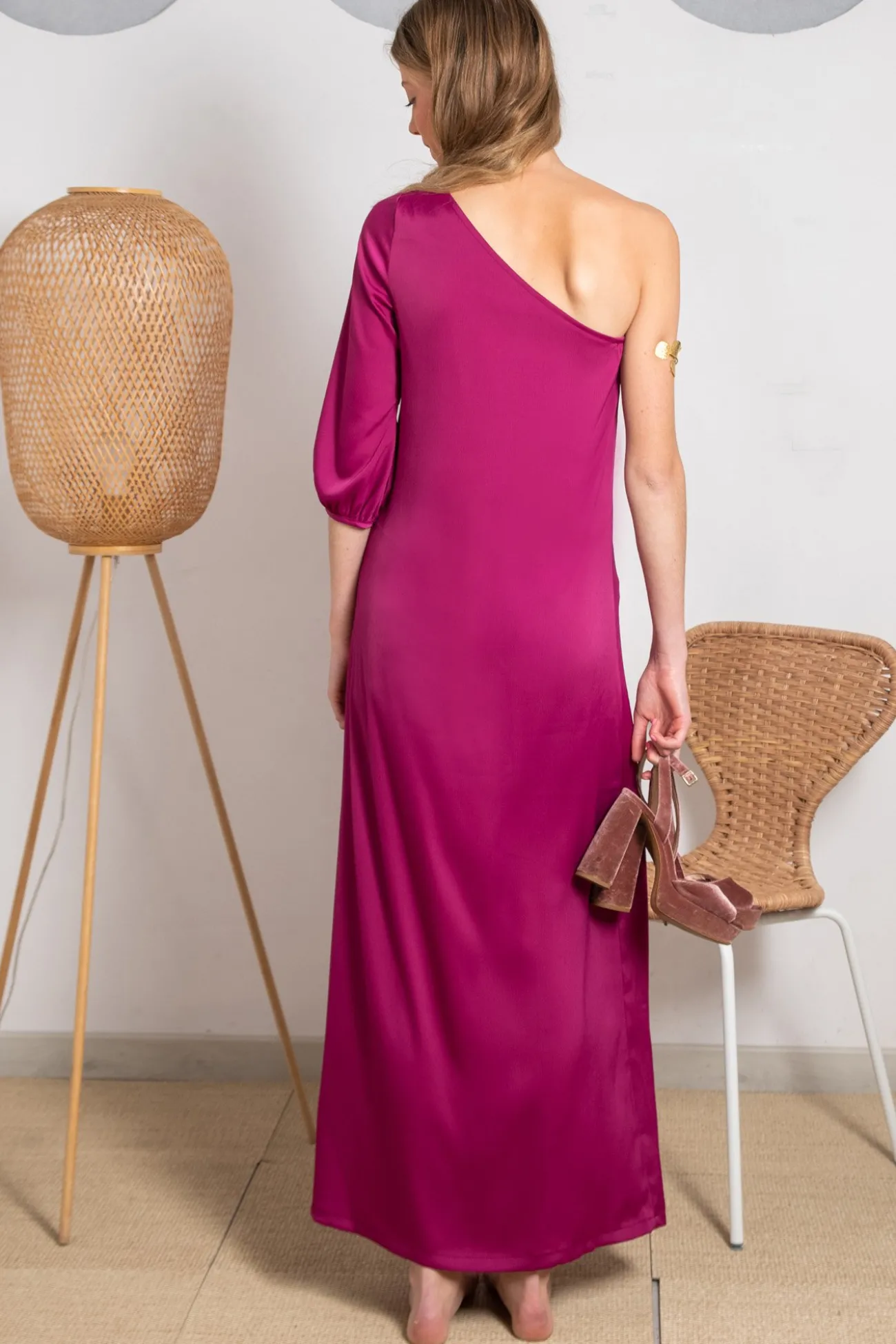 Vestido Austria Fresa