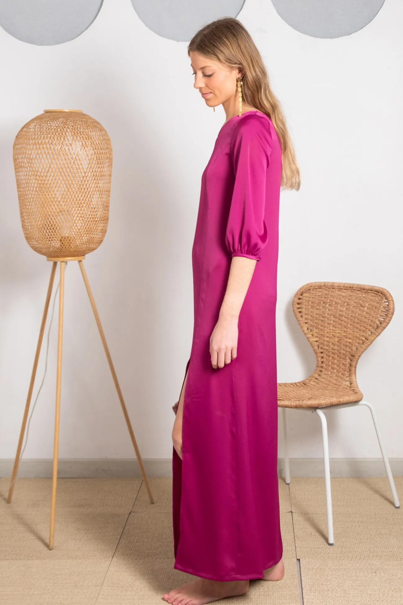 Vestido Austria Fresa
