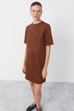 Vestido corto ante
