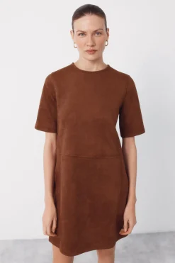 Vestido corto ante