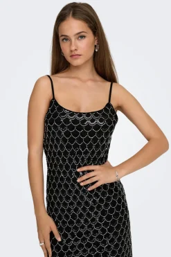 Vestido corto de lentejuelas
