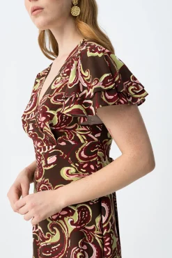 Vestido corto estampado