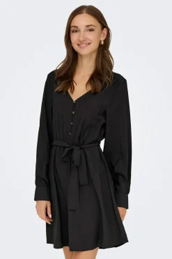 Vestido corto fluido