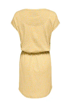 Vestido corto manga corta
