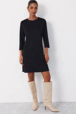 Vestido corto tweed