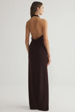 Vestido cuello halter