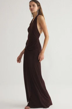 Vestido cuello halter