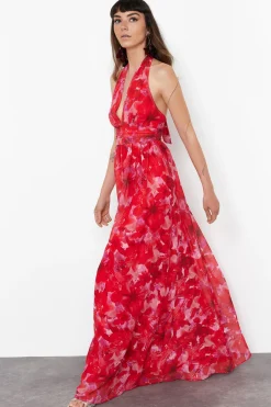 Vestido cuello halter