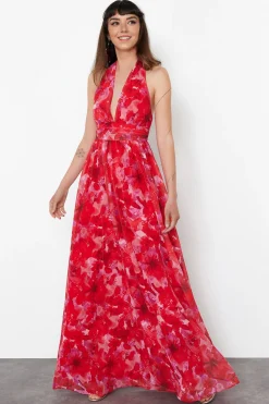 Vestido cuello halter
