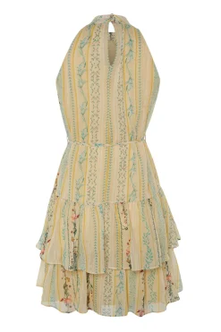 Vestido estampado lazo
