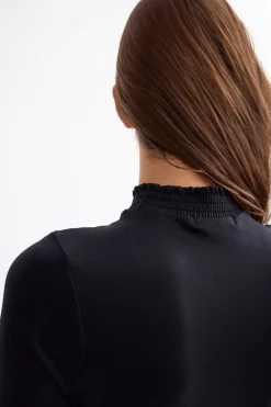Vestido Manga Larga Cuello Sub