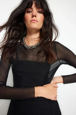 Vestido midi ajustado
