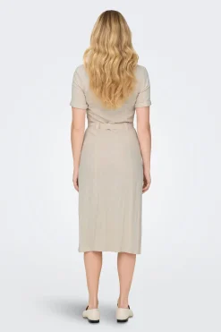 Vestido midi camisero