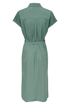 Vestido midi camisero