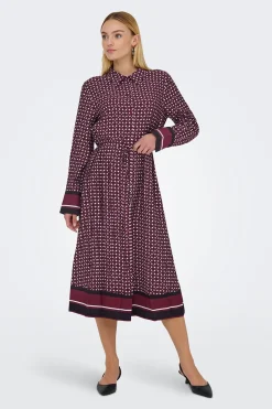 Vestido midi camisero