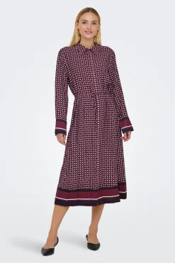 Vestido midi camisero