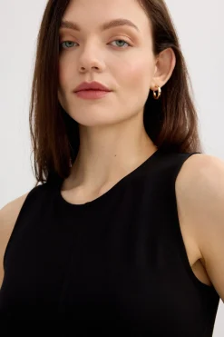 Vestido midi nudo