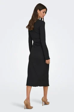 Vestido midi textura