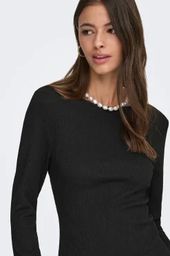 Vestido midi textura